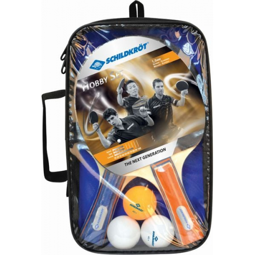 Tischtennis Set Hobby für 2 Spieler, 2 Schläger, 3 Bälle, Tasche