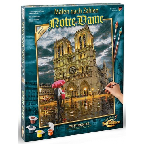 Schipper 609130817 - Malen nach Zahlen, Notre Dame, MNZ, 40x50 cm