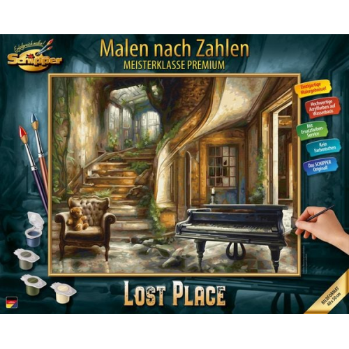 Schipper 609130908 - Malen nach Zahlen, Lost Place, 40x50cm