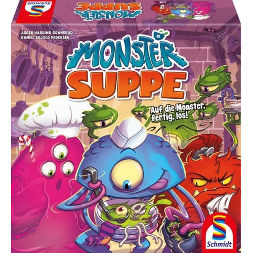 Schmidt 40627 - Monstersuppe, Tast- und Reaktionsspiel, Kinderspiel