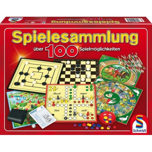 Schmidt Spiele - Spielesammlung, 100 Spielmöglichkeiten