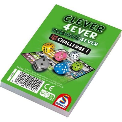 Schmidt Spiele - Clever 4ever - Challenge Block