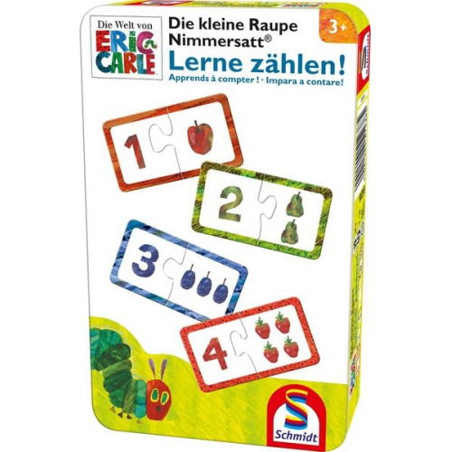 Schmidt Spiele - Die kleine Raupe Nimmersatt, Lerne zählen!