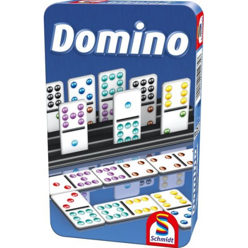 Schmidt Spiele - Domino, Metalldose