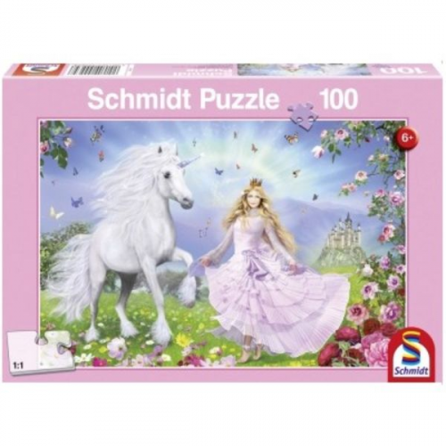 Schmidt Spiele - Prinzessin der Einhörner, 100 Teile