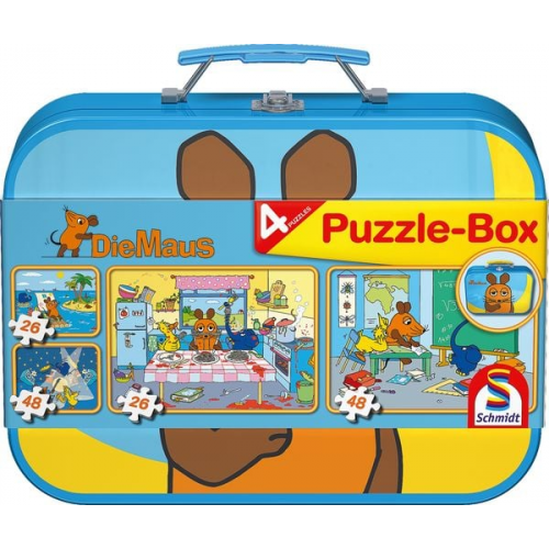 Puzzle Box Schmidt Spiele Die Maus 2x26, 2x48 Teile