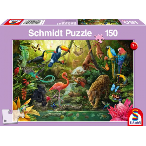 Schmidt Spiele - Urwaldbewohner, 150 Teile