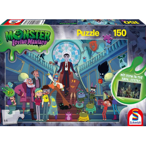 Schmidt Spiele - Monster Loving Maniacs: Lustige Monsterparty, 150 Teile