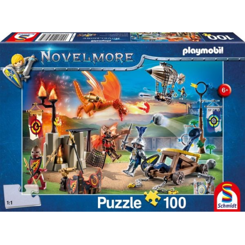 Schmidt Spiele - Playmobil: Novelmore - Der Turnierplatz, 100 Teile