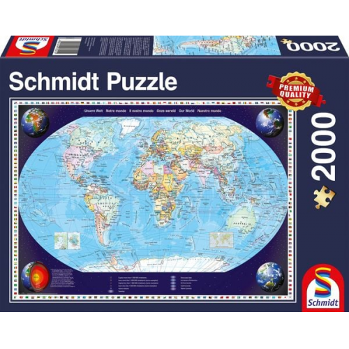 Schmidt Spiele - Unsere Welt, 2000 Teile