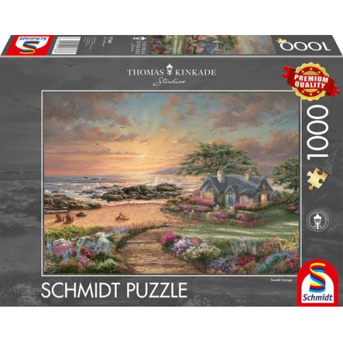 Schmidt Spiele - Thomas Kinkade - Seaside Cottage, 1000 Teile