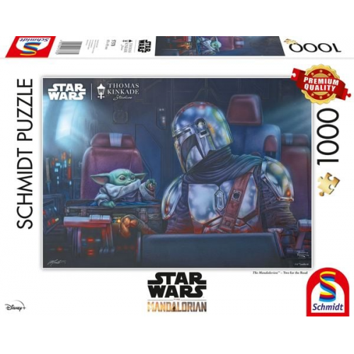 Schmidt Spiele - Thomas Kinkade - Lucas Film - The Mandalorian, Two for the Road, 1000 Teile