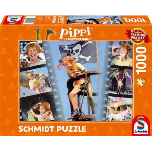 Schmidt Spiele - Pippi Langstrumpf - Sei frech und wild und wunderbar, 1000 Teile