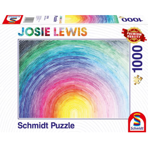 Schmidt Spiele - Josie Lewis - Aufgehender Regenbogen, 1000 Teile