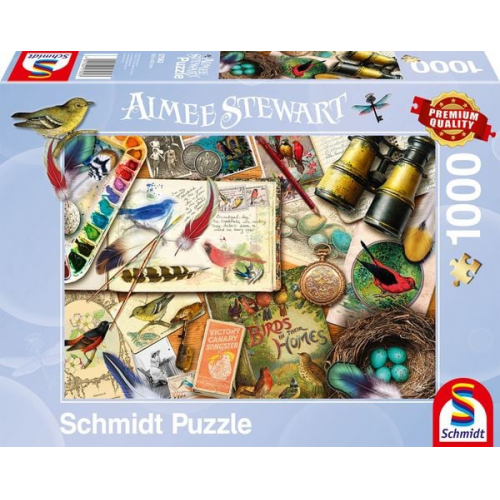 Schmidt Spiele - Aimee Stewart - Aufgetischt: Vogelbeobachtung, 1000 Teile