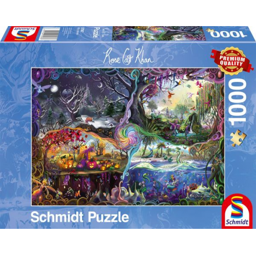 Schmidt Spiele - Rose Cat Khan - Portal der vier Reiche, 1000 Teile