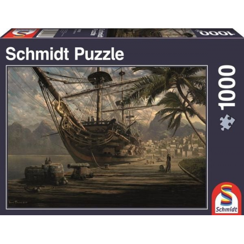 Schmidt Spiele - Schiff vor Anker, 1000 Teile