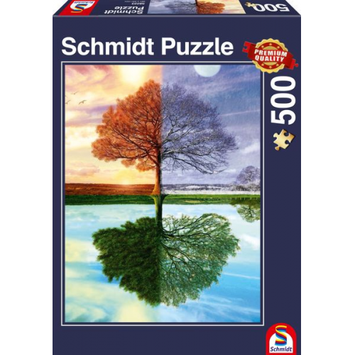 Schmidt 58223 - Jahreszeiten Baum, Puzzle