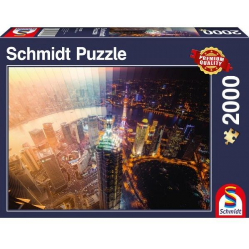 Schmidt Spiele - Tag und Nacht - Zeitscheibe, 1000 Teile