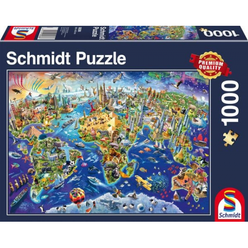 Schmidt Spiele - Entdecke unsere Welt, 1000 Teile