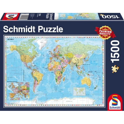 Schmidt Spiele - Die Welt, 1500 Teile