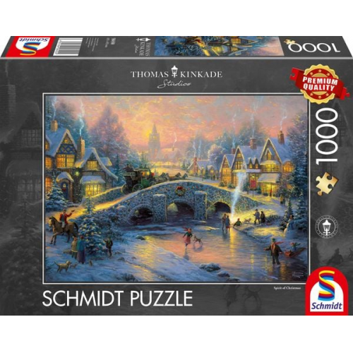 Schmidt Spiele - Winterliches Dorf, 1000 Teile