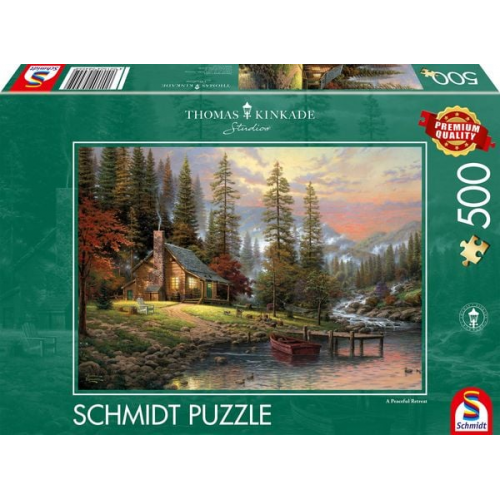 Puzzle Schmidt Spiele Haus in den Bergen 500 Teile