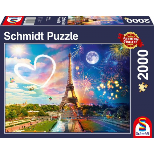 Schmidt Spiele - Paris, Tag und Nacht, 2000 Teile