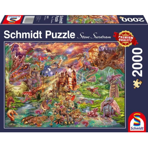 Schmidt Spiele - Der Schatz der Drachen, 2000 Teile