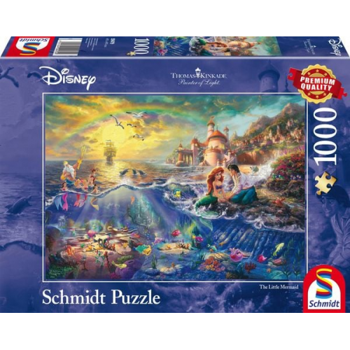 Puzzle Schmidt Spiele Kleine Meerjungfrau Arielle 1000 Teile