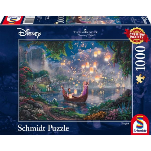 Schmidt 59480 - Puzzle Thomas Kinkade, Disney Rapunzel