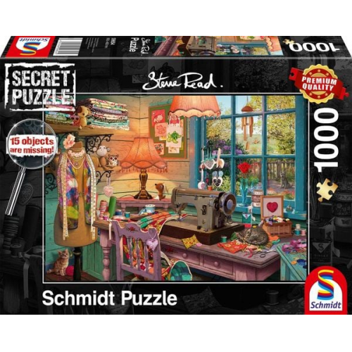 Schmdit 59654 - Steve Read, Im Nähzimmer, Secret-Puzzle,