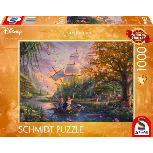 Puzzle Schmidt Spiele Thomas Kinkade Collection Disney Pocahontas 1000 Teile