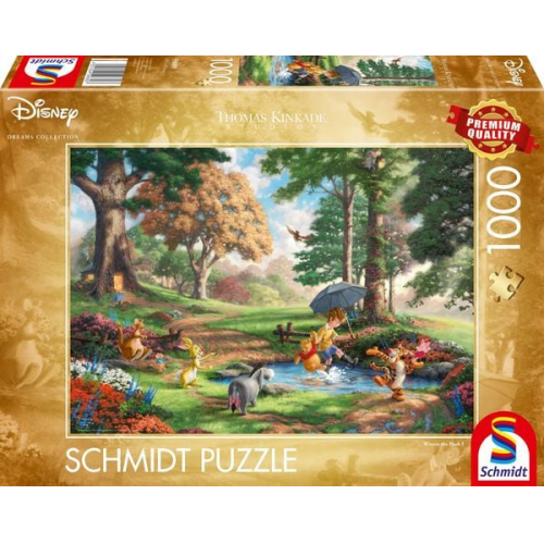 Schmidt Spiele - Disney, Winnie The Pooh, 1000 Teile