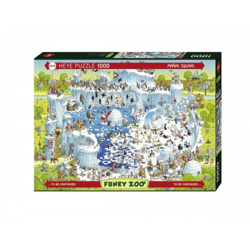 Heye - Standardpuzzle 1000 Teile - Degano Zoo Polar Habitat