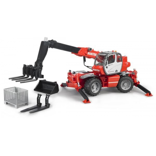 Bruder Profi-Serie Manitou Teleskopstapler MRT 2150 mit Zubehör