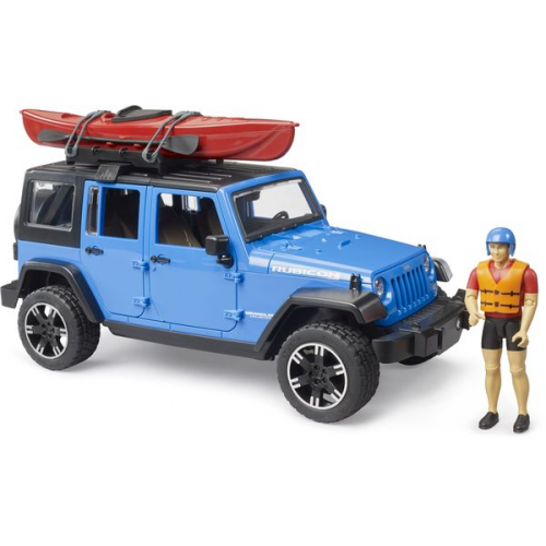 Bruder - Jeep Wrangler Rubicon Unlimited mit Kajak und Figur