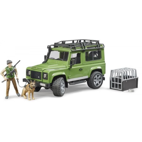 Bruder - Land Rover Defender Station Wagon mit Förster und Hund