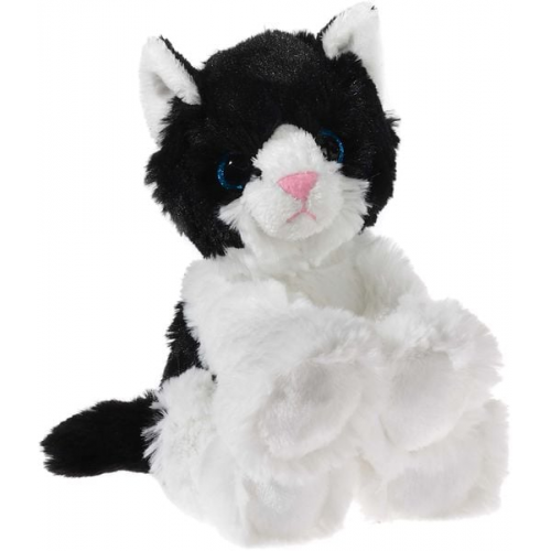 Heunec - Friends4ever - Glitter Kitty - Katzen-Baby schwarz/weiß, 20cm