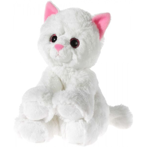 Heunec - Friends4ever - Glitter Kitty - Katzen-Baby weiß, 24cm