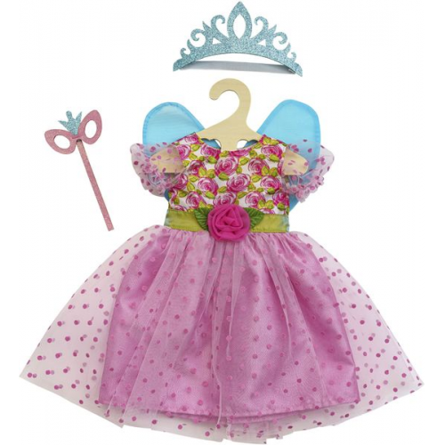 Heless - Puppenkleid Prinzessin Lillifee mit Glitzerkrone und Augenmaske