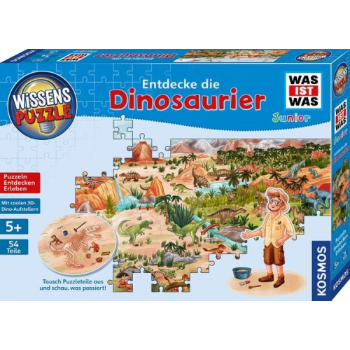 WAS IST WAS Junior WIssenspuzzle- Dinosaurier 80 Teile