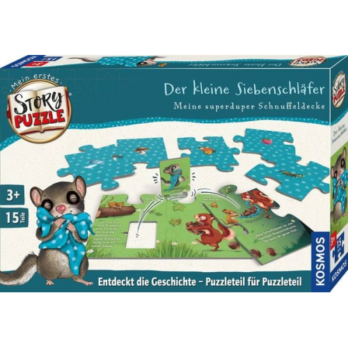 KOSMOS - Mein erstes Story-Puzzle - Der kleine Siebenschläfer, 15 Teile