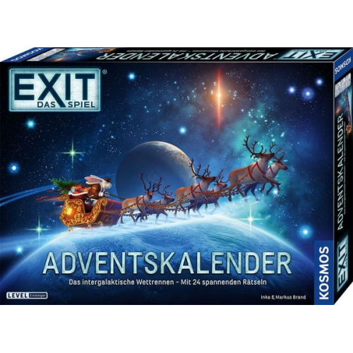 KOSMOS 684488 - EXIT® - Das Spiel Adventskalender, Das intergalaktische Wettrennen, Mit 24 spannenden Rätseln