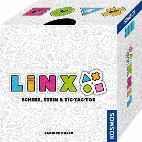 KOSMOS 684761 - Linx Schere-Stein+TicTacToe, Taktikspiel, Familienspiel