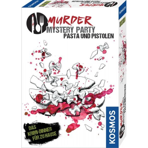 KOSMOS - Murder Mystery Party - Pasta & Pistolen - Das Krimi-Dinner für zu Hause