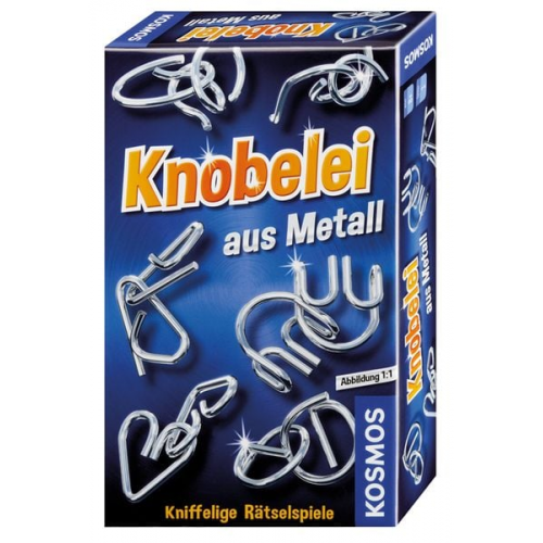 Knobelei aus Metall (Mitbringspiel)