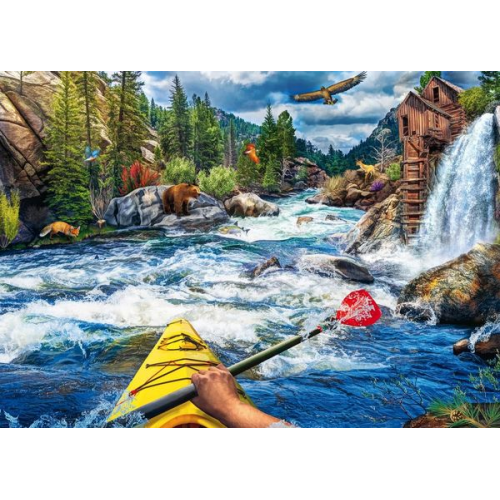 Ravensburger Puzzle 12000514 - White Water Rafting - 1000 Teile Puzzle für Erwachsene und Kinder ab 14 Jahren