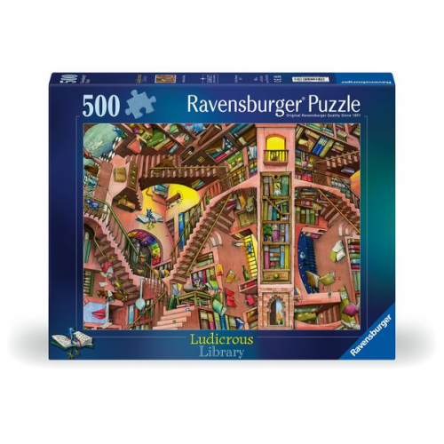 Ravensburger 12000681 - Ludicrous Libray 500p