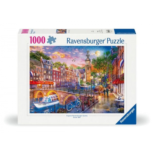 Ravensburger 12000884 - Sonnenuntergang Amsterdam 1000p